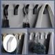 thumbnail image 1 of Paquete de 5 ganchos autoadhesivos, ganchos de pared adhesivos de aluminio resistente para albornoz, para proteger, toalla, bolsos, a prueba de , sin 2x0.82x7cm Macarena ganchos de pared autoadhesivos, 1 of 8