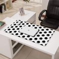 thumbnail image 3 of Long Mouse Pads for Desk,Black White Soccer Pattern Desk Mats on Top Of Desks, Desk Mouse Pad Extra Large with 3mm Non-Slip Base and Stitched Edge for Gaming,Office,Work,Home 31.5"x15.7", 3 of 6