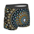 thumbnail image 3 of Kll Dot Mandala Men'S Cotton Boxer Briefs Underwear-Large, 3 of 9