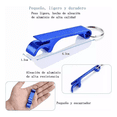 thumbnail image 2 of Destapador Llavero Aluminio Metalico Mayoreo 100 Piezas COLORES, 2 of 4