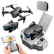 thumbnail image 1 of Dron WJSXC con cámara, dron con cámara Daul 4K HD FPV, control remoto, juguetes, regalos para niños y niñas con retención de altitud, modo sin cabeza, ajuste de velocidad de inicio, negro, 1 of 6
