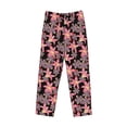 thumbnail image 6 of Uemuo Lilies Flowers Pattern Men's Wide Leg Palazzo Lounge Pants with Pockets Light Weight Loose Comfy Casual Pajama Pants-X-Large, 6 of 9