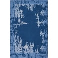 thumbnail image 2 of Nourison Symmetry Distressed Navy Blue 3'9" x 5'9" Area Rug, (4x6), 2 of 8