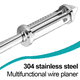 thumbnail image 3 of Pelador giratorio, acero inoxidable, rallador para cocina, 3 of 6