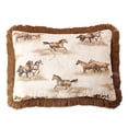 thumbnail image 1 of VISI-ONE Blue Ridge Trading Chevaux Sauvages Chasse Décorative et Rustique Oreiller à Jeter Oblong, 14 "x 20" Pouces,, 1 of 5
