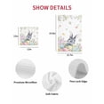 thumbnail image 7 of Easter Kitchen Dish Towels for Drying Dishes Set of 2, Spring Rustic Botanical Floral Rabbit Eggs Leaves Waffle Weave Microfiber Hand Tea Bathroom Towels Quick Dry & Absorbent Towel 12x12, 7 of 7