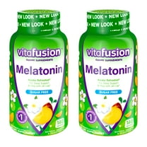 2 Pack Vitafusion Melatonin Gummy Supplement 3mg White Tea & Peach 140 Gummies