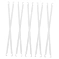 thumbnail image 6 of COMPUKAS 10-Pack White Iron Hanging Bars for Office Desk Organization and Storage Solutions, 6 of 8
