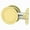 Polished Brass, variant on Kwikset Round Pocket Door Lock Pocket in Antique Nickel
