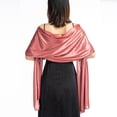 thumbnail image 1 of Vestido de noche con chal, vestido de fiesta para novia, vestido de dama de honor, bufanda chal de doble uso para mujer, 1 of 6