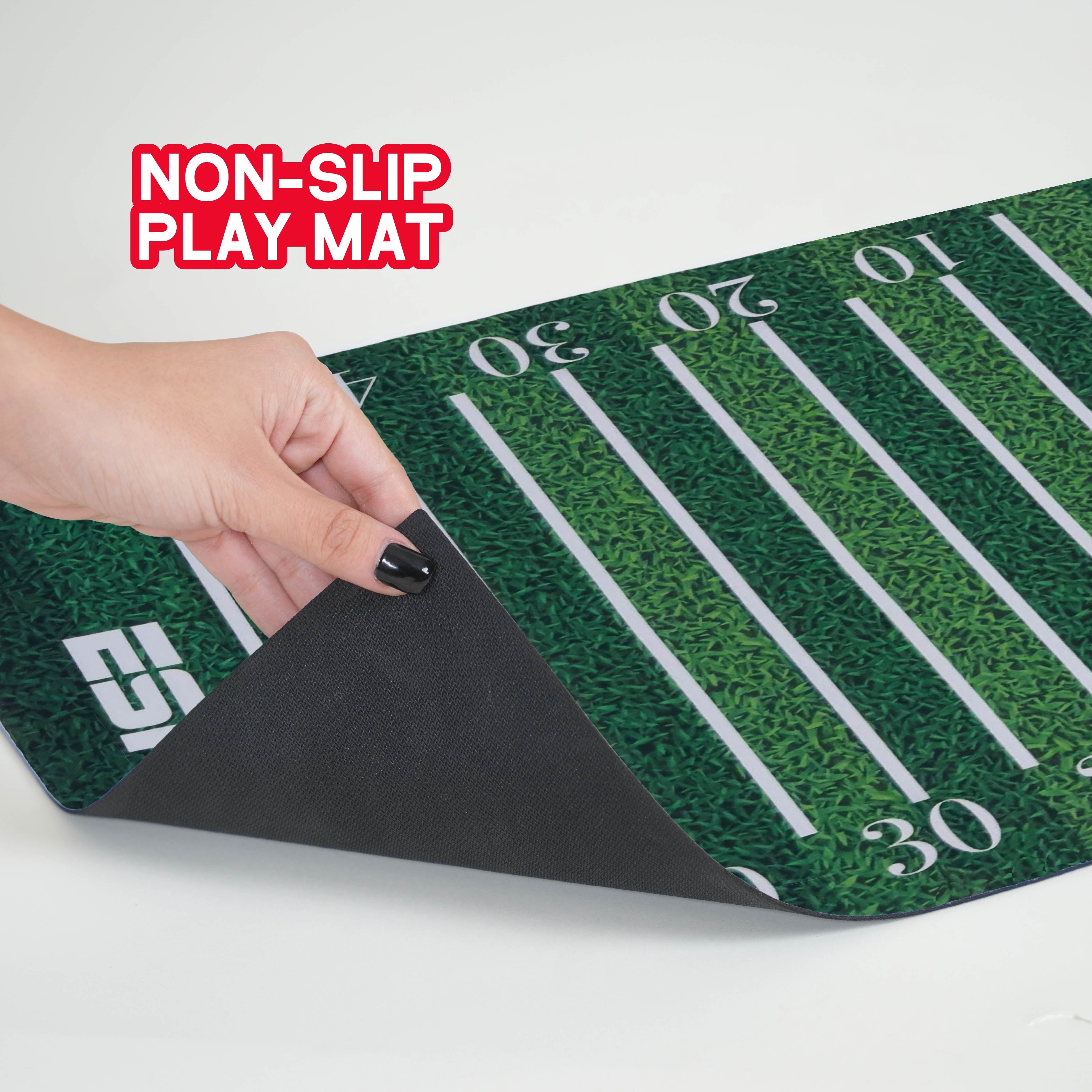 ESPN My First Touchdown Kids Football Set, Includes Mini Football, Field Goal Post, Passing Target, Gloves, & Play Mat