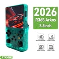 thumbnail image 2 of Old Arcade R36S 64G Handheld Game Console, 50+ Emulators, for Christmas Gift, 2 of 9