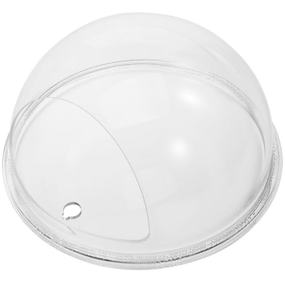 MLINS Wall Mounted Fish Bowl Clear Acrylic Round Tank for Pet Use Transparent Modern Style 7 Inch Diameter