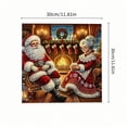 thumbnail image 3 of Christmas 5D Diamond Painting Kit Santa Claus 11.81X11.81 Inch Frameless Diy Craft Decoration, 3 of 4