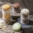 thumbnail image 4 of Pet Storage Box Visible Tiered Container For Dog Treats And Accessories Leakproof Cats Snacks Holder Travel Box, 4 of 8