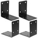 thumbnail image 1 of unbranded 4Ud Esquinas En L De Metal Negro Con Borde Para Uso Diario En Madera Y Carpintería, 1 of 8