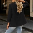 thumbnail image 5 of CHUMUD Women's One Button Blazer Lapel Collar Long Sleeve Suit Jacket with Pockets Casual Business Office Spring Fall Outfits, S-3XL, 5 of 6