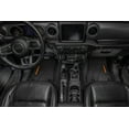 thumbnail image 4 of Flextread Floor Mats for 18-24 Jeep Wrangler JL, Gladiator & 4xe - Mopar Licensed Factory Fit - Black w/ White Mojave Insert - 100% Made in USA, 4 of 5