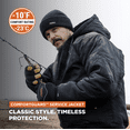 thumbnail image 3 of RefrigiWear ComfortGuard Service Jacket - Insulated Denim Hooded Work Jacket for Cold Weather, 3 of 7