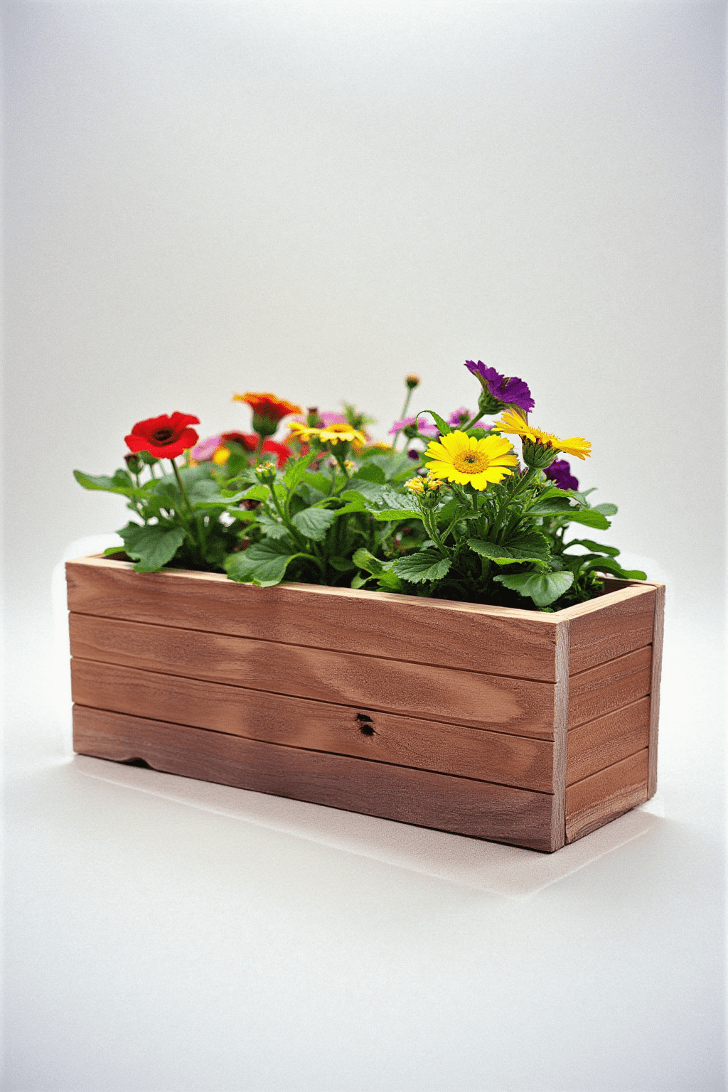 Handmade Rustic Cedar Herb Window Planter Box – Indoor/Outdoor Wooden Plant Pot (24, NeutralCedar)