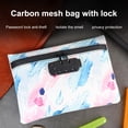 thumbnail image 2 of Zippered Odor Proof Pouch with Lock Travel Handbag Container, 2 of 10