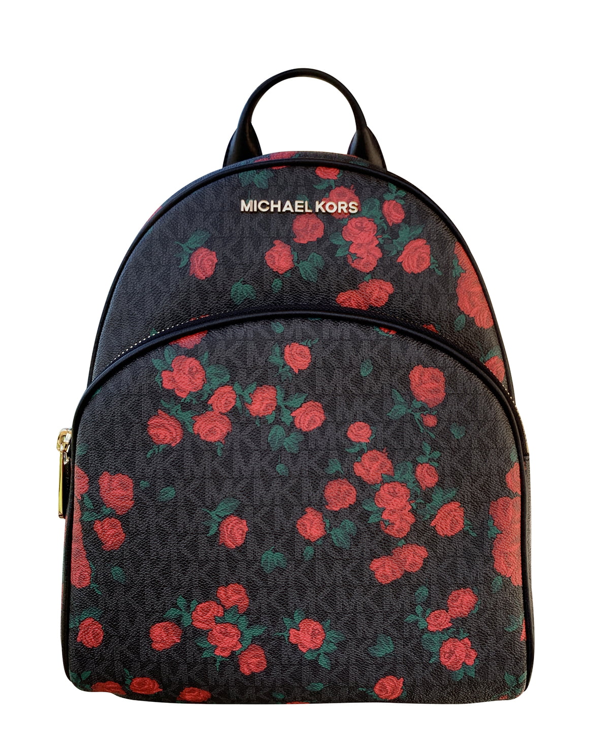 michael kors backpack with roses