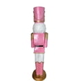 thumbnail image 4 of Cascanueces rosa de fibra de vidrio 1 metro de altura, 4 of 6