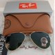thumbnail image 2 of RB-Hip Hop-sunglasses (Store Display) Aviator Green Lenses RB3025, 2 of 5
