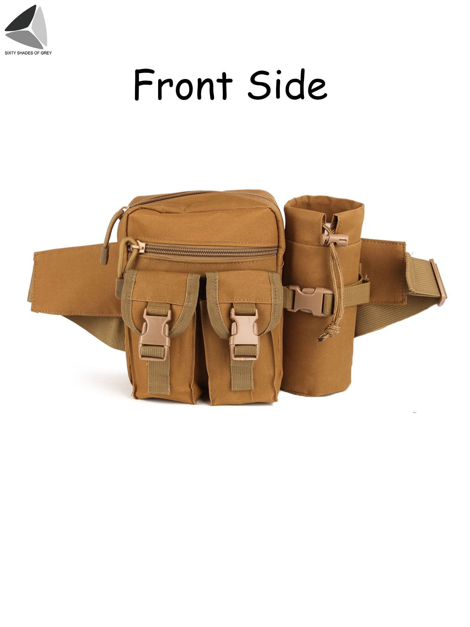 Buy TINYAT Large Fanny Pack Travel Waist Bag Lightweight for Men&Women with  Adjustable Strap T206, 206/Deep Grey, Medium, Sport at