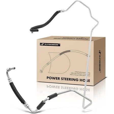 A-Premium Power Steering Hose Return Hose Line Assembly Compatible with Jeep Wrangler 2007 2008 2009 2010 2011 3.8L, Rack Pinion To Reservoir