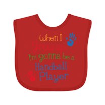 Inktastic Handball player Future Boys or Girls Baby Bib