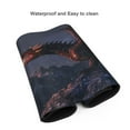 thumbnail image 4 of Hirioo Fire Breathing Dragon Twilight for Mouse Pad ,Anti-Slip Base, Durable Stitched Edges, Perfect for Gaming, Office, and Home Use,16x35.5in, 4 of 9
