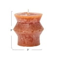 thumbnail image 2 of Creative Co-Op Creative Co-Op Unscented Totem Pillar Candle, Spice, 2 of 7