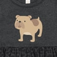 thumbnail image 4 of Inktastic Bulldog Girls Baby Dress, 4 of 5