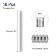 thumbnail image 2 of Uxcell Lot de 10 M10 x 150mm Tige Entièrement Filetée Filetage Main Droite, Pas de Filetage 1,5, 2 of 6