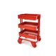 thumbnail image 2 of Gwong Juguete Hierro 3 nivel Trolley Storage Rack DIY Muñeca Casa Muebles de cocina con ruedas Gwong 30007101, 2 of 7