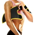 thumbnail image 1 of QRIC Arm Trimmers for Women - Pair Sauna Arm Sweat Bands - Neoprene Arm Trainer Wrap Toner Sleeves for Sports Workout, Yellow, 1 of 6
