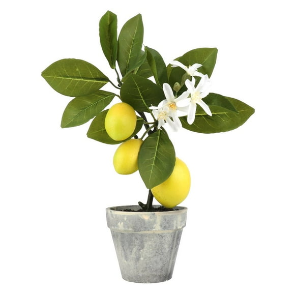 1 pcs Simulation Lemon Bonsai Home Party lemon fake fruit tree potted Potted Decoration