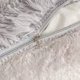 thumbnail image 5 of Majestuosas fundas de almohada decorativas de felpa peluda, elegantes fundas cuadradas suaves y aterciopeladas, 18 x 18 pulgadas, gris claro, 5 of 6