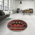 thumbnail image 3 of Ahgly Company Indoor Rectangle Traditional Brown Persian Area Rugs, 7' x 10', 3 of 6