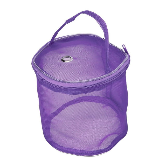 Sewing Basket, Wide Application Highly Durable Premium Nylon Yarn Bag For Travel For Home For Studio Purple