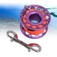 thumbnail image 1 of Fishing Line Reel, 30m / 98.43ft Aluminum  Diving Reel Aviation Multi Purpose Finger Spool With Double Ended Hooks, 1 of 7