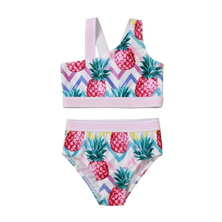

Honeeladyy Deals New Children Kids Girls Bikini Beach Swimsuit+Shorts Swimwear Two Piece Set Outfit Bathing Suits