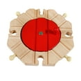 thumbnail image 3 of 1x Wooden Train Turntable Accessories Building Gift for Kids, 3 of 7