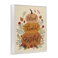 thumbnail image 2 of Stupell Industries Farmhouse Blessed Thankful Grateful Sentiments Stacked Orange Pumpkins White Framed Giclee Art, 24 x 30, by Nina Seven, 2 of 7