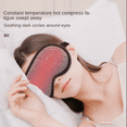 thumbnail image 3 of Heated Eye Mask, Cordless Heat Eye Compress for Dry Eye Stye Relax Eye Strain, Electric Warm Eye Mask for Airplane Sleeping for Women, Blackout Eye Mask for Travel, Gift for Wife/Man, 3 of 6