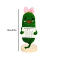 thumbnail image 4 of Muñeca Punto Positivo Apoyo Emocional Pepino (pepinillo Con Lazo), 4 of 4