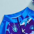 thumbnail image 5 of MZXELPRJD Girls Swimsuit Cover up Long Sleeve Print Zip up Swimsuit Set for Toddler Baby Boys Beach 3t Boy Clothes Toddler Bathing Suits Tween Bikini, 5 of 6