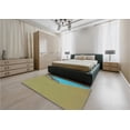 thumbnail image 5 of Ahgly Company Machine Washable Indoor Square Transitional Green Peas Green Area Rugs, 5' Square, 5 of 7