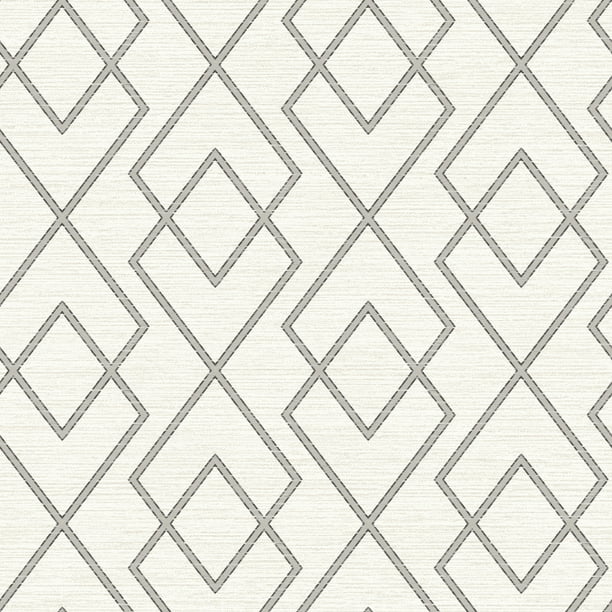 Chesapeake Blaze Cream Trellis Wallpaper Walmart Com Walmart Com